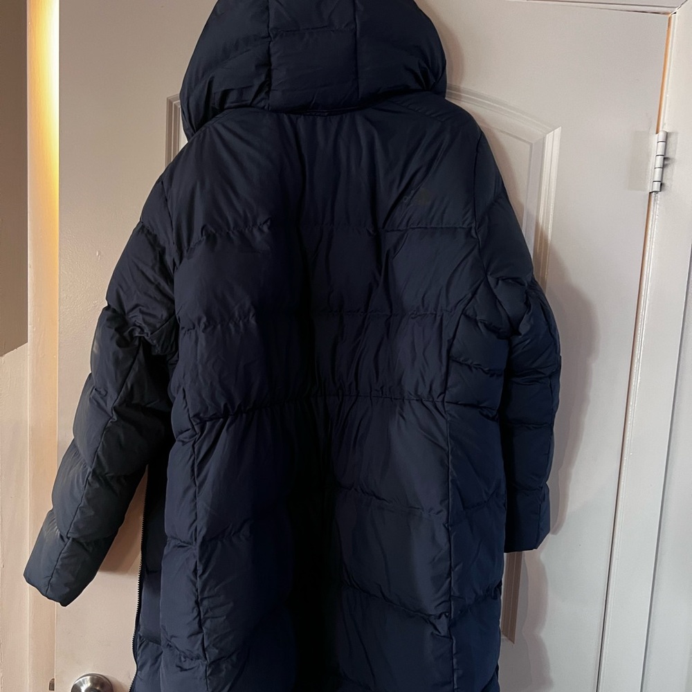 Chic Navy Quilted Puffer Jacket